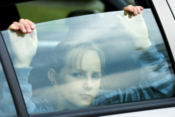 child left in car