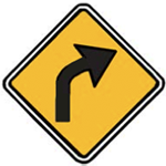 curve sign
