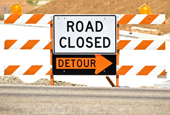 detour work ahead