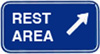 highway rest area-sign