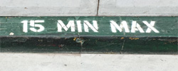 Pavement Marking: Green Curb