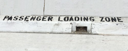Pavement Marking: White Curb