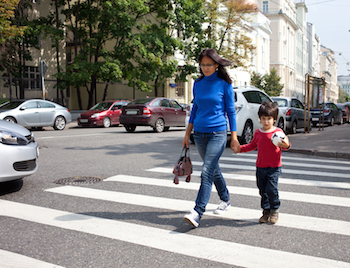 Pedestrian crossing give way rules