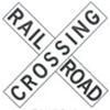 railroad crossing sign