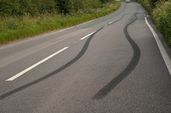 skid marks