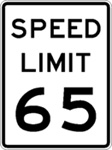 speed limit sign