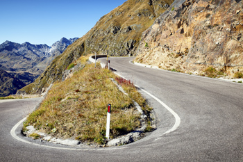 winding rural mountain-road